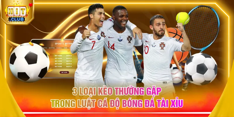 3 loại kèo thường gặp trong luật cá độ bóng đá tài xỉu