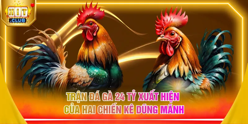 Trận đá gà 24 tỷ xuất hiện của hai chiến kê dũng mãnh